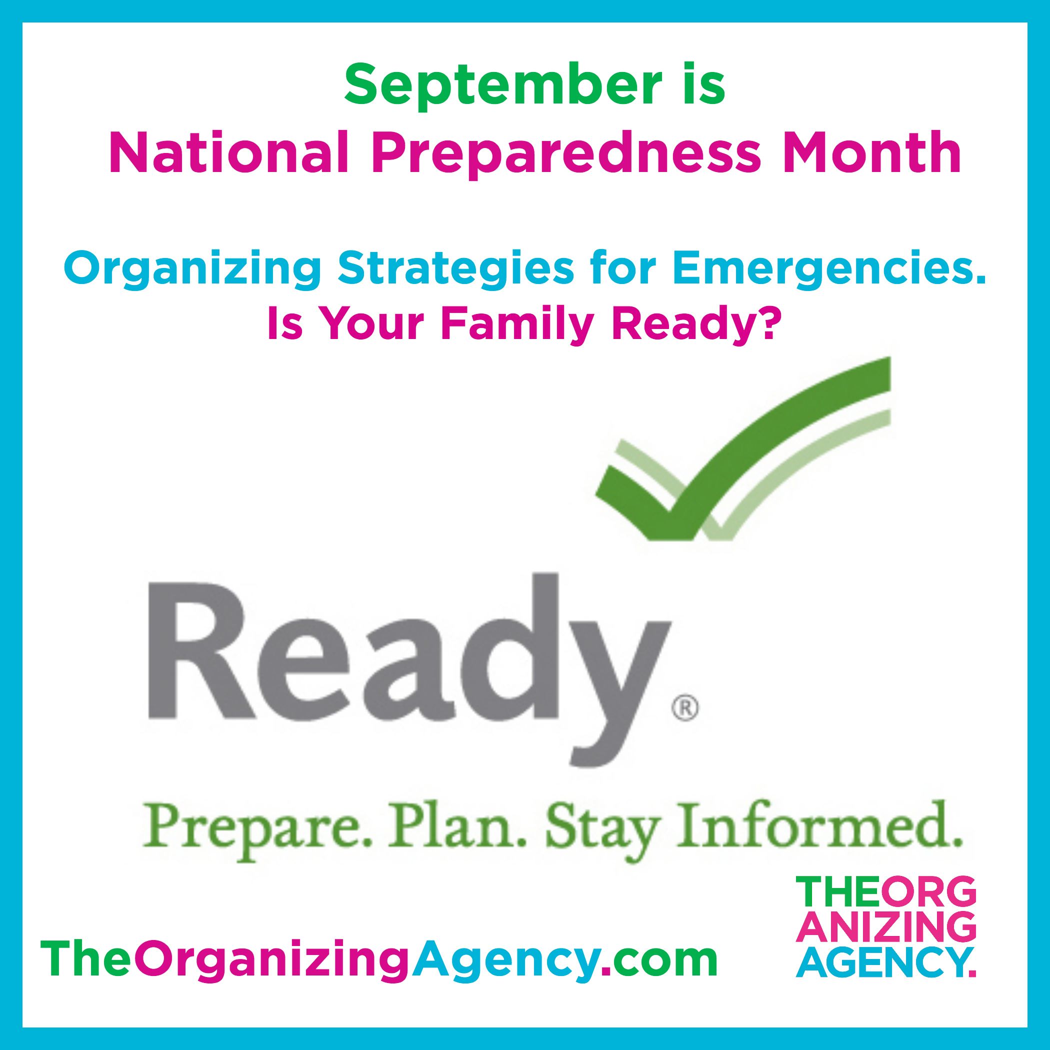 National Preparedness Month The Organizing Agency