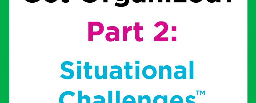 Get Organized Situational Challenges